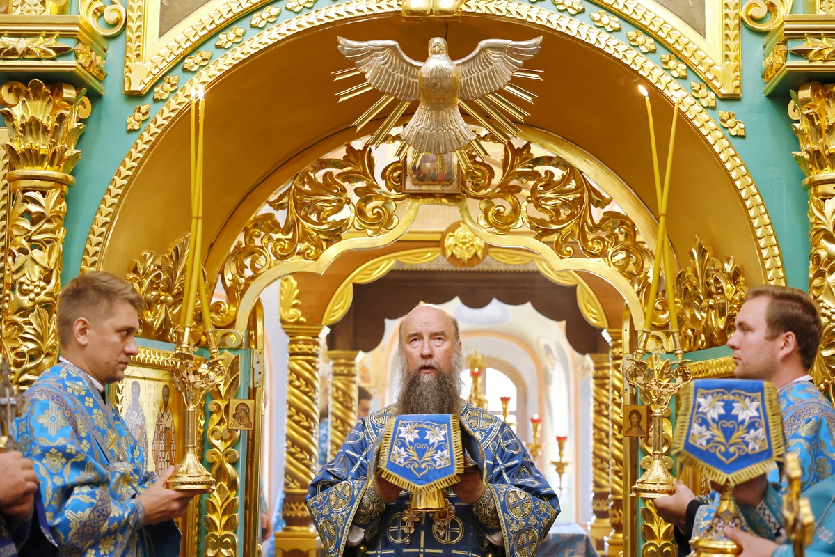 Слово епископа Кирилла в Троицком храме села Троицкое г.о. Мытищи