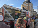 Сотрудники Сергиево‑Посадского пожарно‑спасательного гарнизона провели познавательную экскурсию для учащихся воскресной школы при Ус